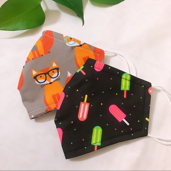Handmade Face Masks 🦊🦊🍦 - Picture 2 of 4